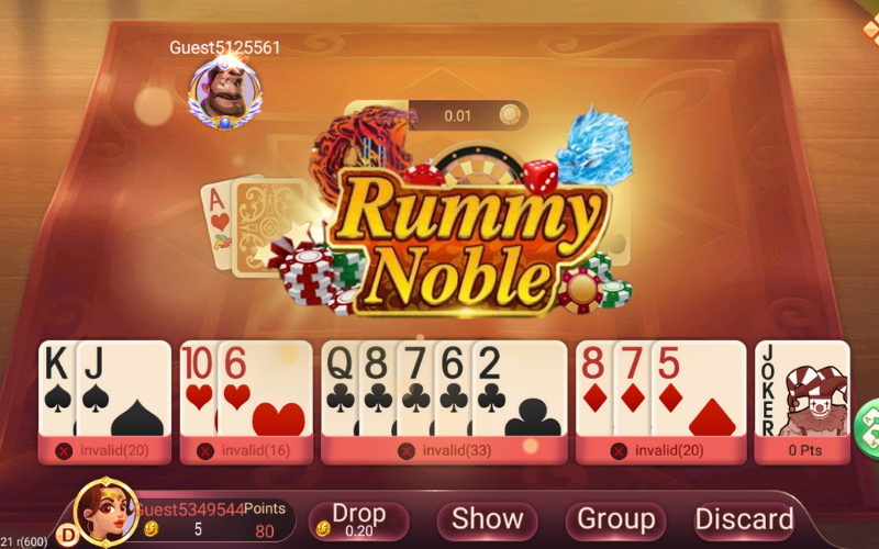 rummy noble​ game